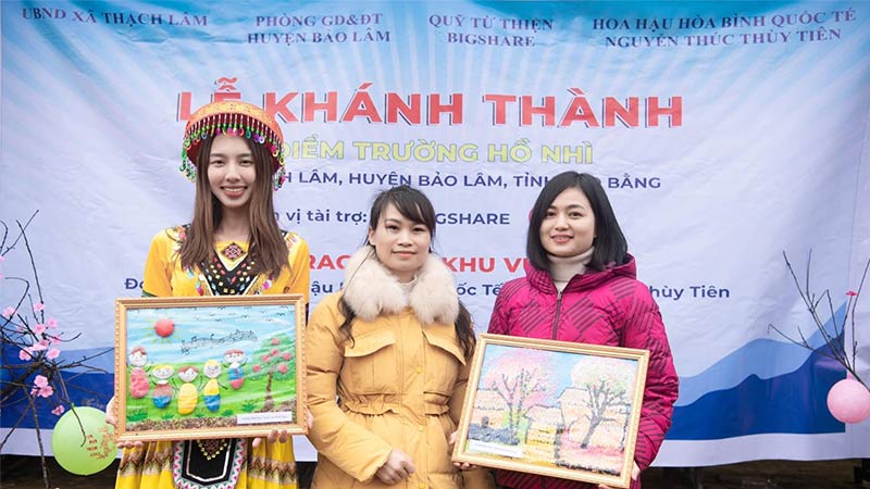 Hoa hậu Thùy Tiên đồng hành cùng quỹ Big Share